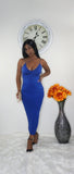 Lady in Blue Dress