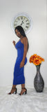 Lady in Blue Dress