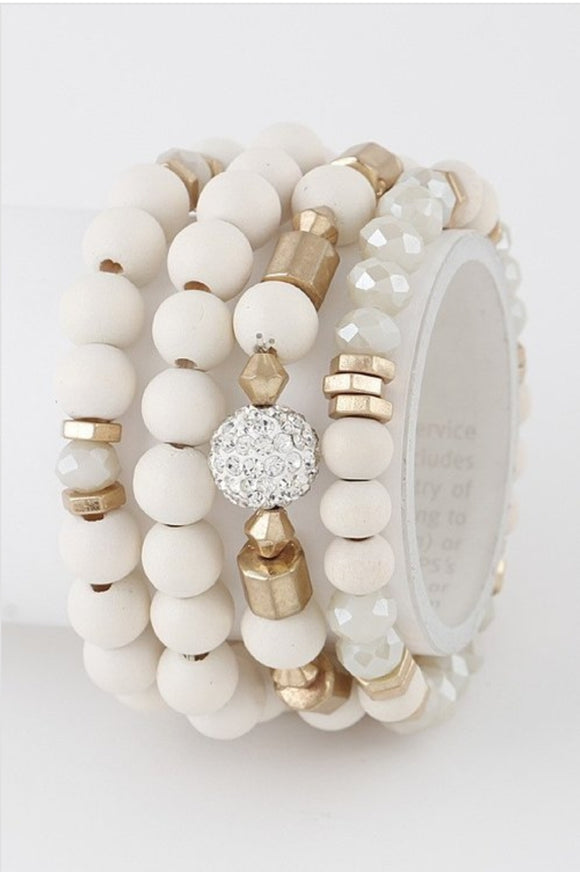 Beads & Stones Bracelet Set