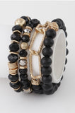 Beads & Chains Bracelet Set