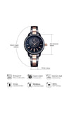 W.O.S. Rose Gold Luxury Quartz Watch