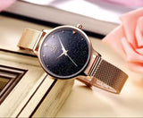 Sparkle Blue Rose Gold Quartz Watch